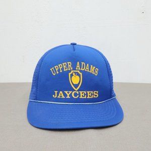 Vintage Upper Adams Jaycees Mesh Back Trucker Hat 6 Panel